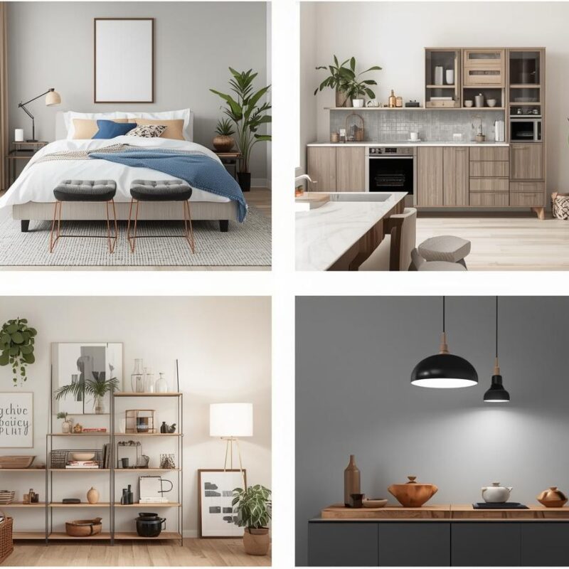 Home, Living & Kitchen