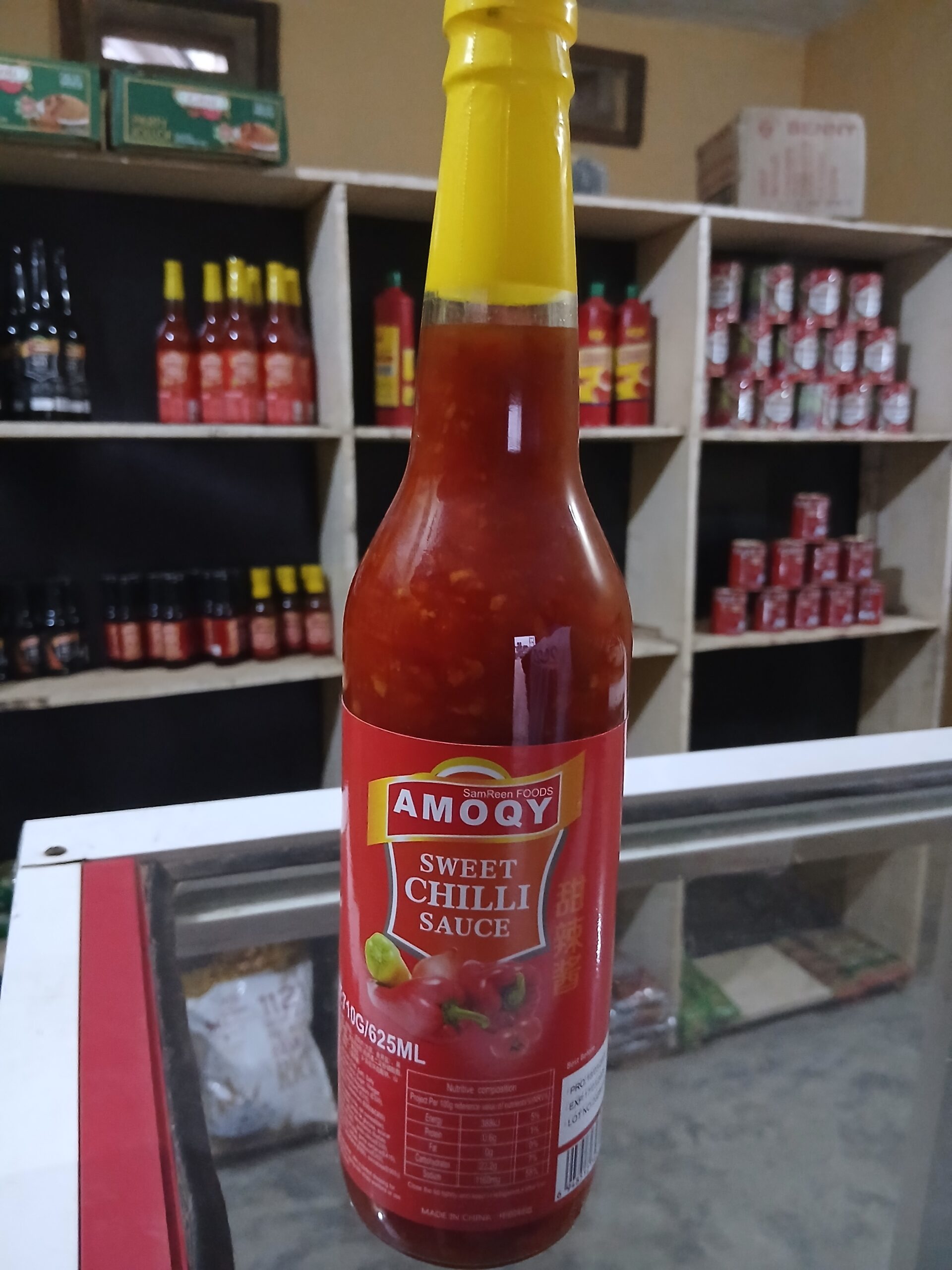 Amaoqy Sweet Chilli Sauce 625ml – Spicy & Tangy Condimen