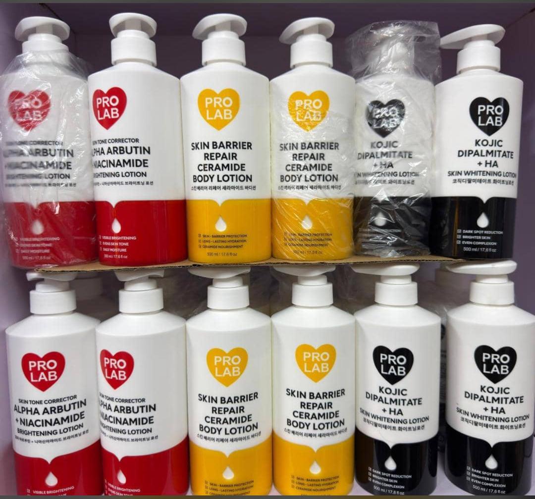 PRO LAB Brightening & Skin Repair Body Lotion – Alpha Arbutin, Niacinamide, Ceramide & Kojic.