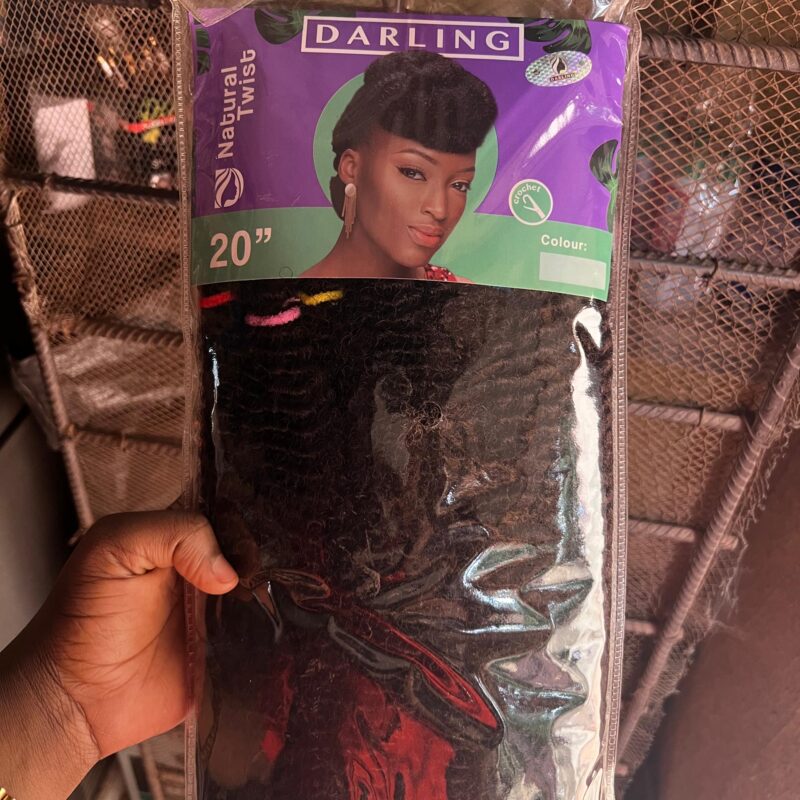 Darling Natural Twist (Kinky) Hair Extension β Color 30 | Soft & Natural Looking Braiding Hair