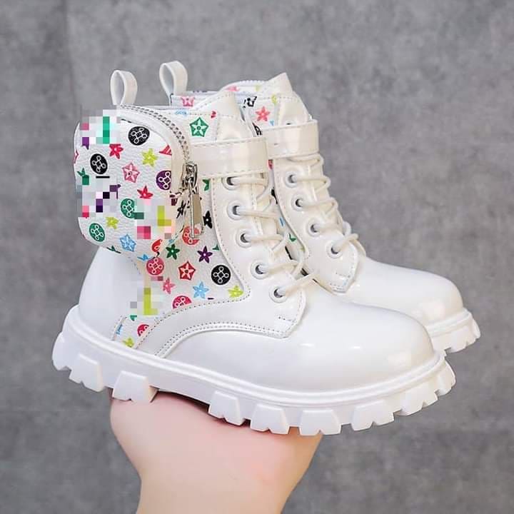 Unisex Luxury Toddler Boots – White | Premium Kids Footwear Size 23