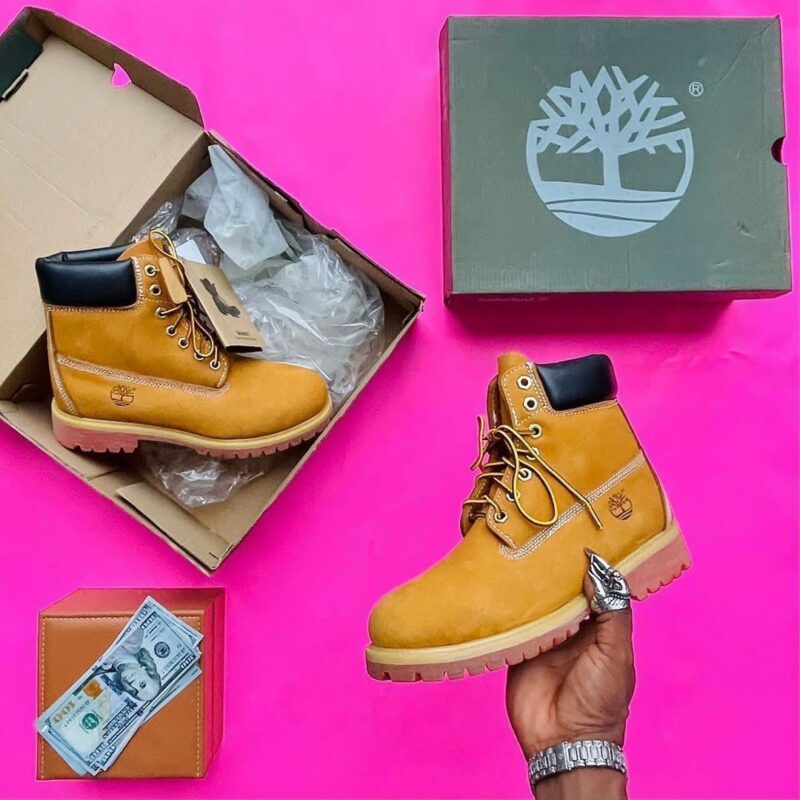 Menβs Timberland Style Leather Boots β Brown Durable Quality Footwear