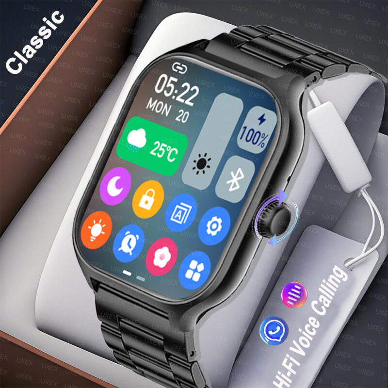 Bluetooth Calling Smart Watch | 2.01" Full Touch Screen Fitness Watch for Android & iOS