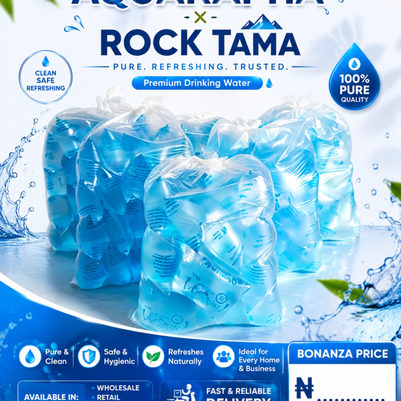 Sachet Water Home Pack – Rock Tama & Aquarapha (Awka Delivery)
